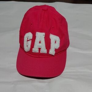 GAP Bright Pink Cap with White Logo